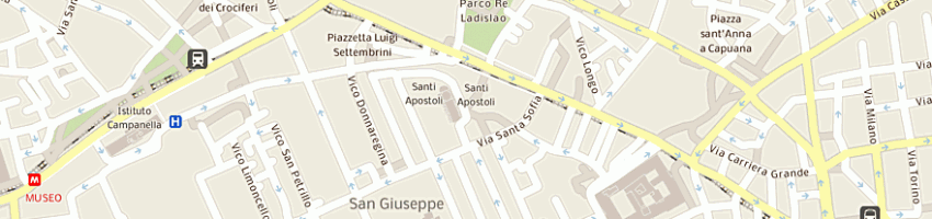 Mappa della impresa lavanderia l artigiana di c de simone a NAPOLI