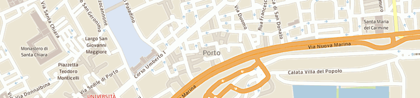 Mappa della impresa i valentino gioielli sas di migliozzi salvatore e c a NAPOLI