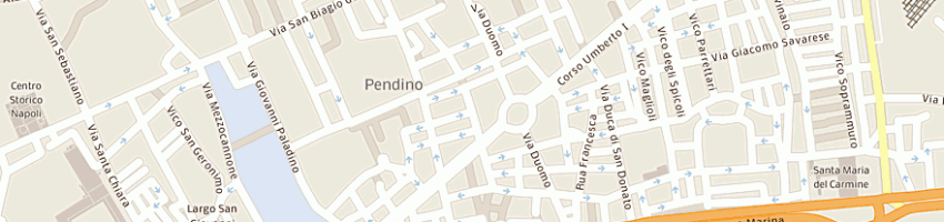 Mappa della impresa ombre luminose associazione a NAPOLI