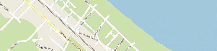Mappa della impresa pizzeria il ghiottone snc a FRANCAVILLA AL MARE