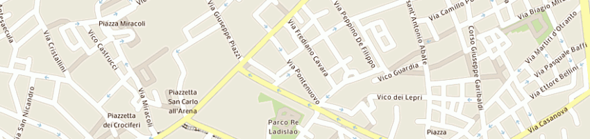 Mappa della impresa capozzoli assunta a NAPOLI