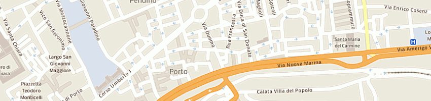 Mappa della impresa montella giovanni a NAPOLI