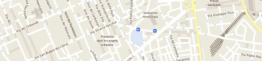 Mappa della impresa farmacia mura greche a NAPOLI