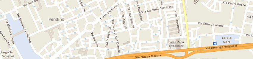 Mappa della impresa iannone alfonso sas di dell'anno maddalena a NAPOLI