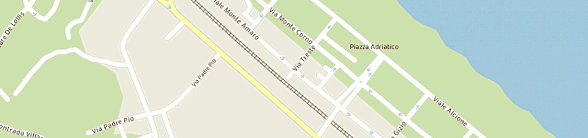 Mappa della impresa adriatico golf club spa a CHIETI