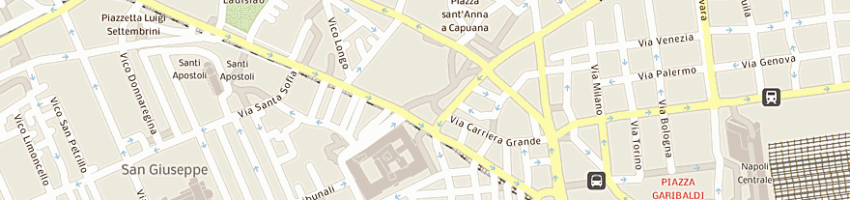 Mappa della impresa cr produzioni srl a NAPOLI