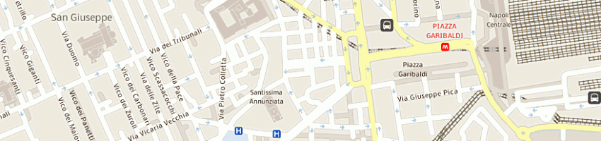 Mappa della impresa chicone aldo a NAPOLI