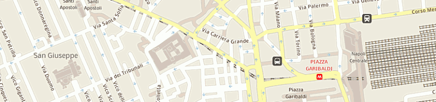 Mappa della impresa farmacia poerio del dottemilio martellini a NAPOLI