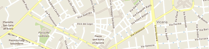 Mappa della impresa carne e carni sas di de rosa giulia a NAPOLI