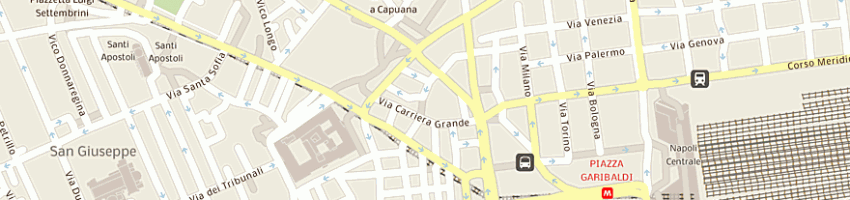 Mappa della impresa cise di sena ciro e c sas a NAPOLI