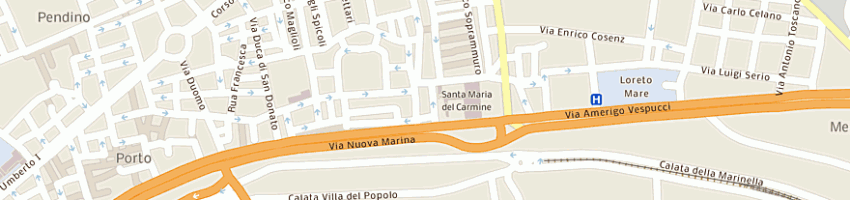 Mappa della impresa chiesa cattolica parrocchiale carmine maggiore basilica a NAPOLI