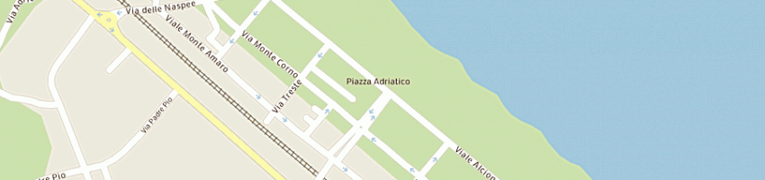 Mappa della impresa padovani mario a FRANCAVILLA AL MARE