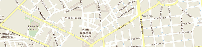 Mappa della impresa profumeria da me snc a NAPOLI