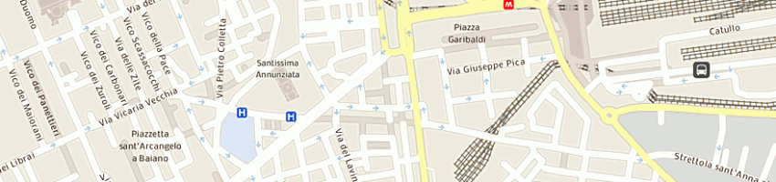 Mappa della impresa ferrara rappresentanze snc a NAPOLI