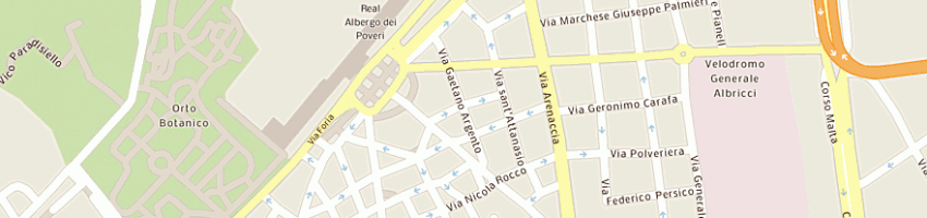 Mappa della impresa eredi martorelli giuseppe a NAPOLI