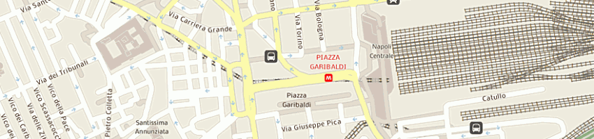 Mappa della impresa wasteels international italia srl a NAPOLI