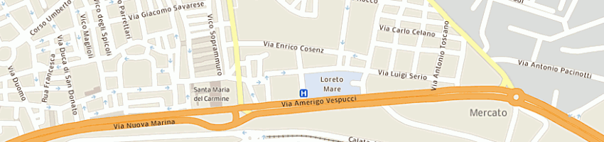 Mappa della impresa rmcorredi di retucci giovanni e csas a NAPOLI