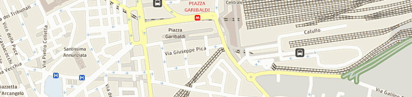 Mappa della impresa la parisienne sas di papagiovanni vincenzo a NAPOLI