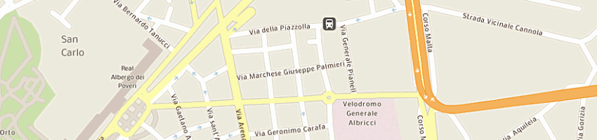 Mappa della impresa car blind snc carrozzerie a NAPOLI