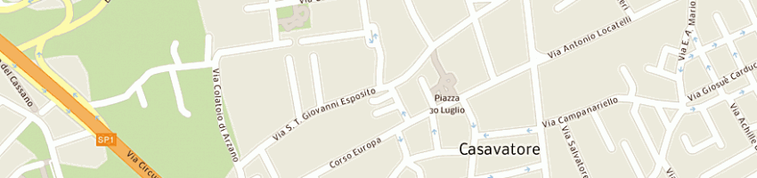 Mappa della impresa cral actp a CASAVATORE
