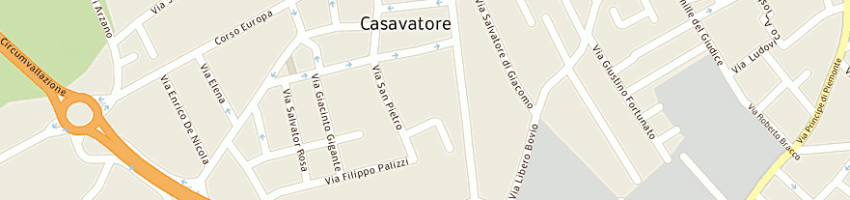 Mappa della impresa gami sas di piscopo immacolata e c a CASAVATORE