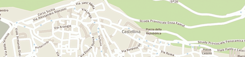 Mappa della impresa municipio a ENNA