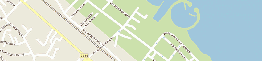 Mappa della impresa pizzeria pazze pizze a FRANCAVILLA AL MARE