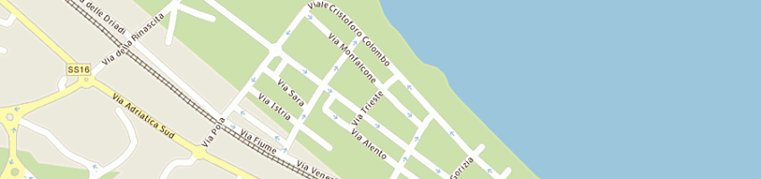 Mappa della impresa lido venus a FRANCAVILLA AL MARE