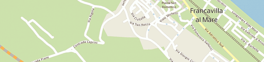 Mappa della impresa country home a FRANCAVILLA AL MARE