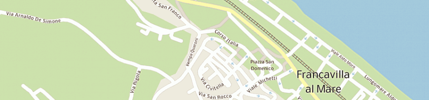 Mappa della impresa campanella maurizio a FRANCAVILLA AL MARE