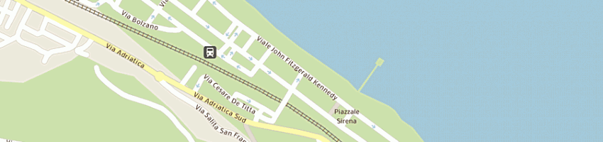 Mappa della impresa lido serenella di primavera renato e c sas a FRANCAVILLA AL MARE
