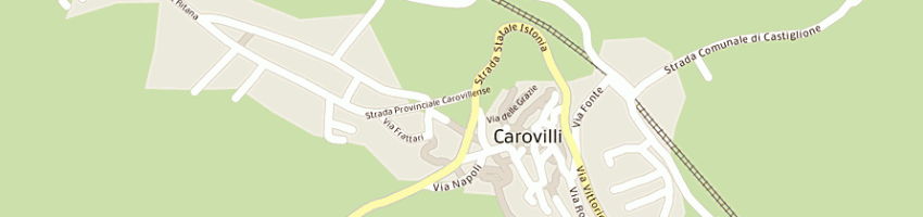 Mappa della impresa unita' sanitaria locale a CAROVILLI