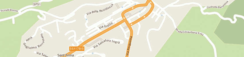 Mappa della impresa pizzeria gastronomica bethel di la paglia giuseppa a ENNA