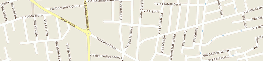 Mappa della impresa sida sas di assunta silvestro e c a AFRAGOLA