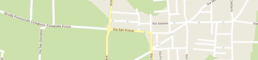 Mappa della impresa cey rappresentanze di vito raso e c snc a CASAGIOVE