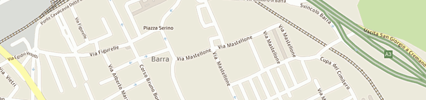 Mappa della impresa carbone sas di carbone anna e c a NAPOLI