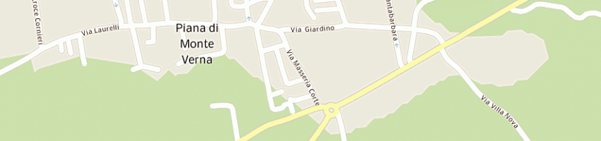 Mappa della impresa fiorillo antonio a PIANA DI MONTE VERNA