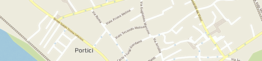 Mappa della impresa la piccola enoteca di carola patrizia a PORTICI