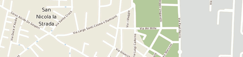 Mappa della impresa aglione raffaele a SAN NICOLA LA STRADA