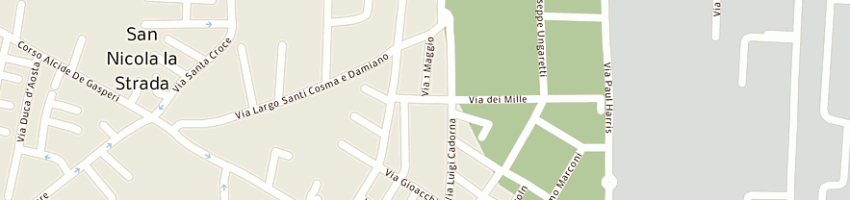 Mappa della impresa nigliato salvatore a SAN NICOLA LA STRADA