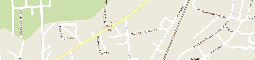 Mappa della impresa atelier di pugliese giovanna a CASALNUOVO DI NAPOLI