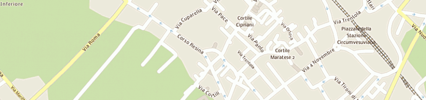 Mappa della impresa pane giacomo a ERCOLANO