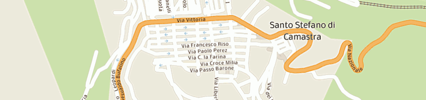 Mappa della impresa azienda unita' sanitaria locale n5 a SANTO STEFANO DI CAMASTRA