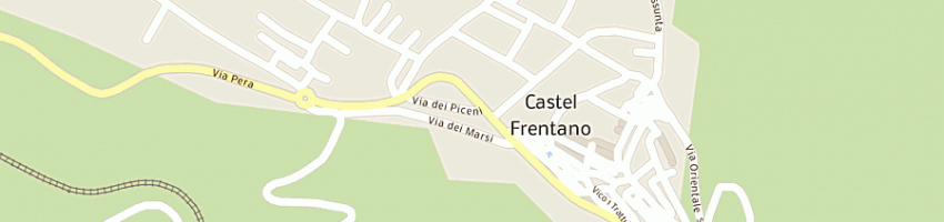 Mappa della impresa spadano distribuzione srl a CASTEL FRENTANO