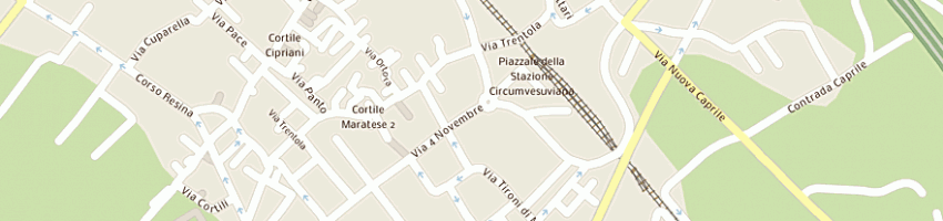 Mappa della impresa ristorante la fornacella di fabio incarnato a ERCOLANO