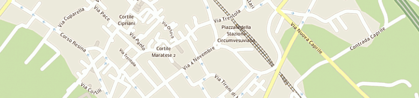 Mappa della impresa l'angolo degli scavi di pagano michele sas a ERCOLANO
