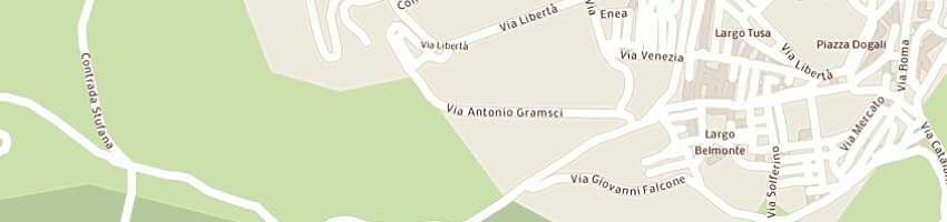 Mappa della impresa regione siciliana condotta agraria a MISTRETTA