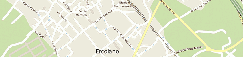 Mappa della impresa tipolitografia alessandro dionisi mario a ERCOLANO