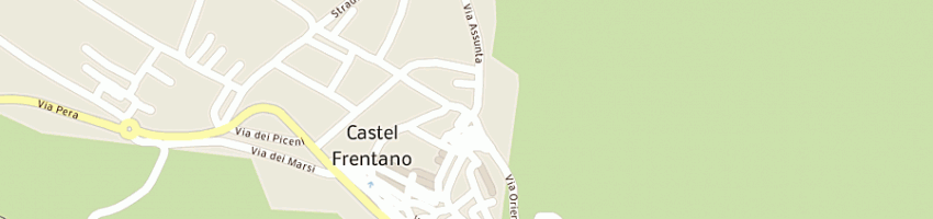 Mappa della impresa ceroli onofrio a CASTEL FRENTANO
