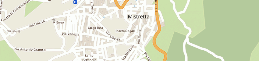 Mappa della impresa leader di granata salvatore e c snc a MISTRETTA
